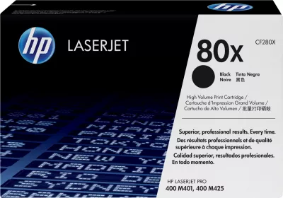 Toner HP CF280X 80X XL 6900 faqe, zi