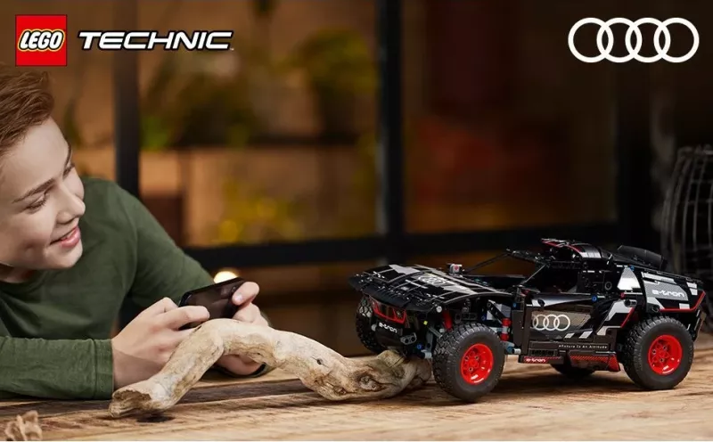 Set ndërtimi LEGO Audi RS Q e-tron, 10 vjet, Plastikë, 914 pjesë, 1.86 kg