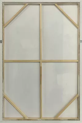 Pikturë dekorative HARMONY me kornizë, kanavacë portokalli, 82.6x4.3x122.6cm