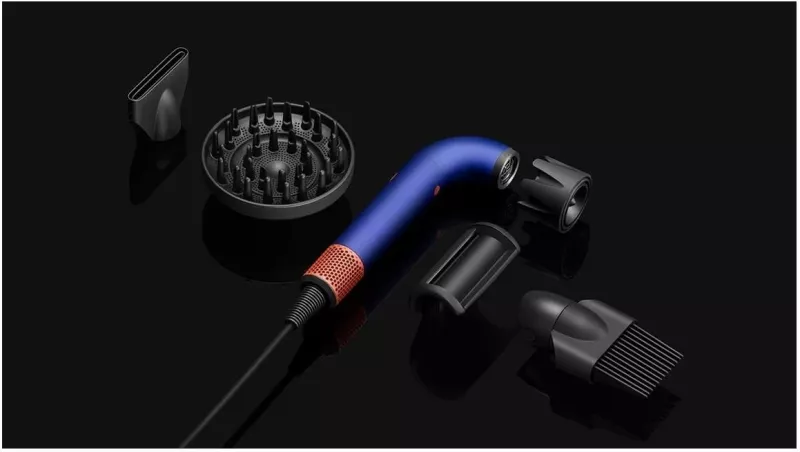 Tharëse flokësh Dyson Supersonic R, ngjyrë kaltër/topaz