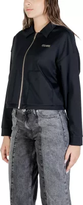 Jakne sportive për femra Guess Active Carla Crop Zip V5YL08 KCX42, të zeza [Madhësia: XS]