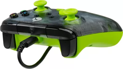 Kontroller me kabllo Turtle Beach Rematch Core për Xbox/PC, Camo zi/verdhe