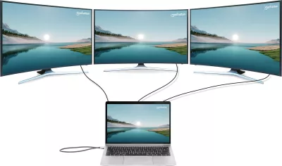 Docking station MANHATTAN 12-in-1, 4K, 1xHDMI, 2xDP, 3xUSB-A, gri