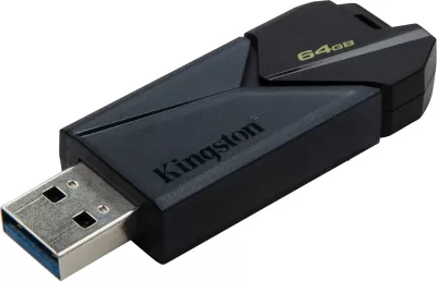 USB Portativ Kingston DataTraveler 64GB, USB 3.2 Gen 1, Ngjyrë Zezë