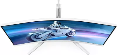 Monitor Philips 34M2C5501A, 34 inç, UWQHD, 165Hz, Curved, Bardhë