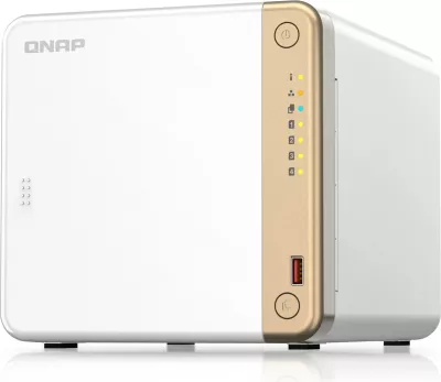 Kasë NAS QNAP TS-462-4G, Intel Celeron N4505, 4 GB RAM DDR4, Tower, Bardhë