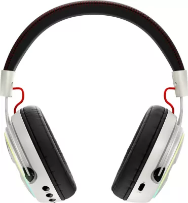 Kufje gaming OXS Storm G2, wireless & Bluetooth, me mikrofon, pearl white