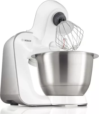 Pajisje përpunuese ushqimesh Bosch MUM 54251, 900W, 3.9 L, çelik inox, e bardhë