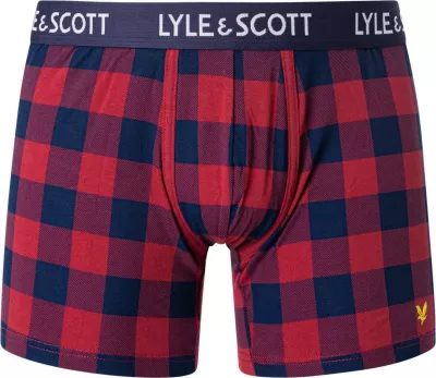 Set i brendshëm për meshkuj Lyle & Scott OTIS LS-UW-GFT-012-3323, bordo [Madhësia: XL]