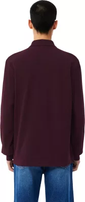 Maicë polo me mëngë të gjata për meshkuj Lacoste L1312, vjollcë rrushi [Madhësia: XL]