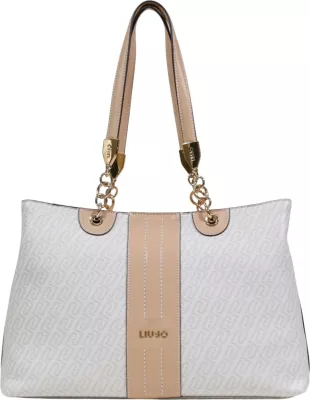 Çantë tote për femra Liu Jo AA6104 E1118, bardhë-rozë