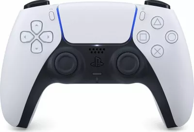 Kontroller Sony DualSense për PS5/PC, wireless/wired, bardhë/zi