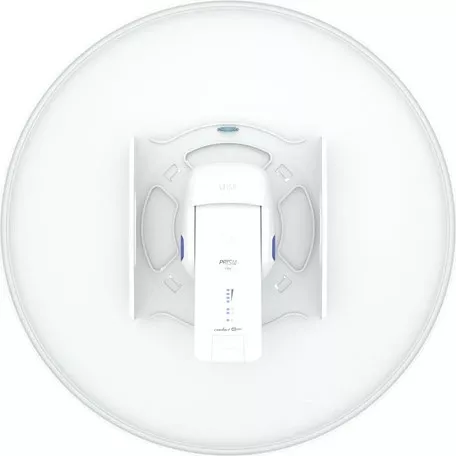 Antena Ubiquiti UISP Dish, 30 dBi, 5.15 - 6.875 GHz, Polarizim i dyfishtë, IPX6, Alumini, Bardhë
