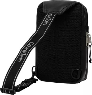 Çantë crossbody Calvin Klein LV04D3449G për meshkuj, e zezë