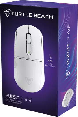Maus gaming Turtle Beach Burst II Air, i bardhë