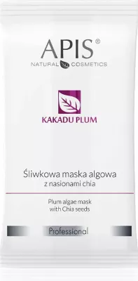 Maskë alginate për fytyrë APIS Kakadu Plum me fara chia për femra, 20g