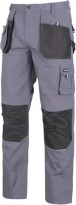 Pantallona pune mbrojtëse LAHTI PRO L4052948, madhësia 48 (S), gri/zi