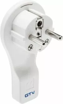 Prizë e sheshtë GTV AE-VA1UNI-00, 16A/250V, IP20, për kabllo 3G 0.75–1.5mm², bardhë