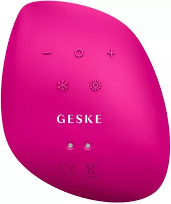 Masazhator fytyre Geske Sonic Warm & Cool Mask 9in1 me aplikacion, Magenta