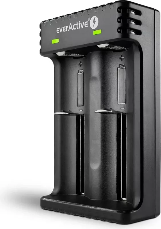 Karikues everActive për bateri, LC-200, i zi 