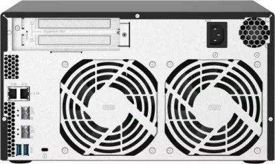 Server NAS QNAP TS-832PX-4G, 8-bay, 4GB RAM, 2x 10GbE SFP+, 2x 2.5GbE LAN, e zezë