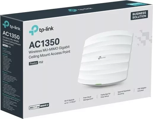Access point TP-Link FESTA F52, 2.4 GHz, 5 GHz, 867 Mbit/s, Bardhë