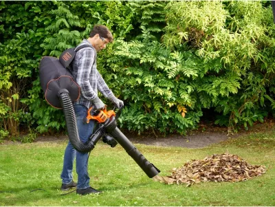 Fshesë me ajër dorëshe BLACK+DECKER BEBLV300-QS, 315 km/h, 40L, portokalli