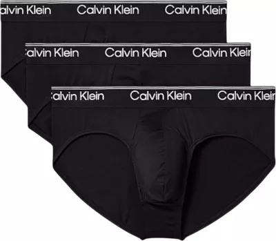 Të brendshme slip për meshkuj Calvin Klein Underwear HIP BRIEF 3PK LV00NB4408, të zeza [Madhësia: S]
