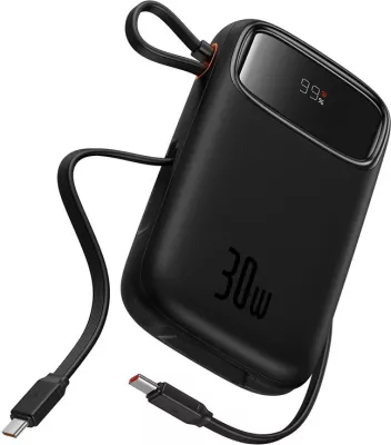 Power bank Baseus PPQD4-20C, 20000 mAh, E zezë