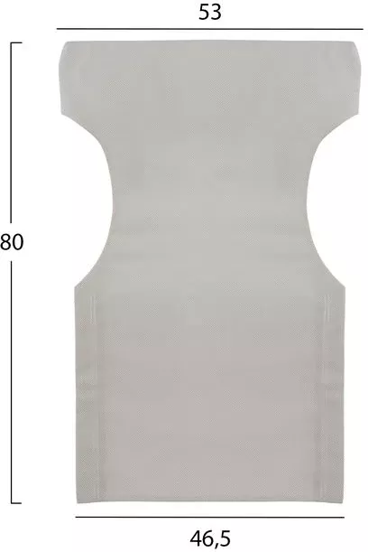 Jastëk ngjyrë krem 2x1 për karrige drejtori FH5272.60 46.5χ53χ80