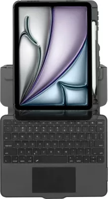 Mbështjellës me tastierë Targus Versavu THZ967DE, Bluetooth, për iPad Air, gjermanisht, e zezë