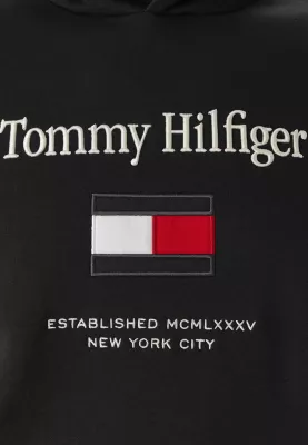 Duks me kapuç Tommy Hilfiger MW0MW42735 për meshkuj, i zi [Madhësia: XXL]