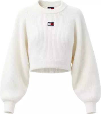 Xhemper për femra Tommy Hilfiger Jeans DW0DW22024, i bardhë [Madhësia: M]