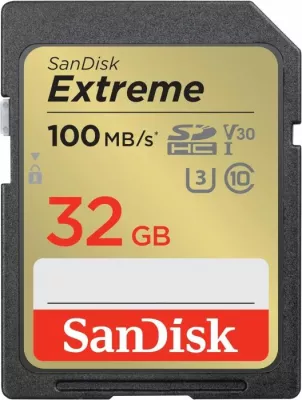 kartelë memorie SDHC SanDisk Extreme Plus 32GB, UHS-I, Class 10, U3/V30, 100MB/s lexim / 60MB/s shkrim
