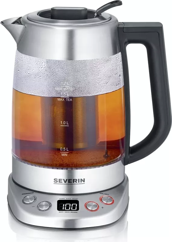 Ibrik elektrik Severin WK 3480, 1.7 L, 3000 W, Bardhë