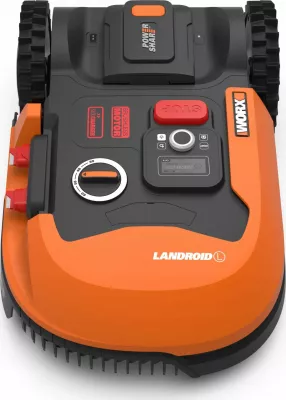 Robot kositës bari Worx Landroid L800 WR148E, 1000 m², 20V 2Ah, WiFi/Bluetooth, portokalli/zi