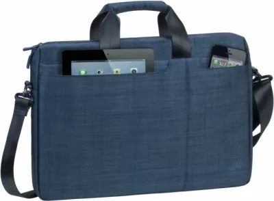 Çantë laptopi RIVACASE 8335 15.6\", me rrip shpatulle, blu