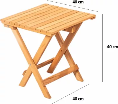 Set tavoline me karrige për oborr (3 copë), Hanah Home, My005, kafe/natyrale