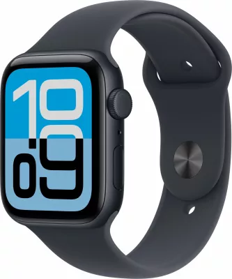Smartwatch Apple Watch SE 3 Cellular 44mm, alumini, 32GB, rrip sport, mitternacht