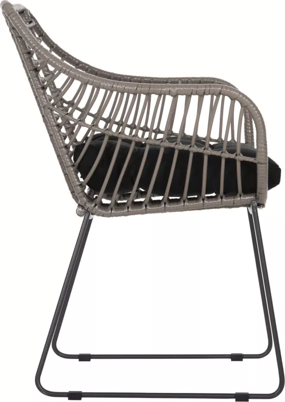 Karrige metalike FH5300.10 gri mocha mat me thurje 60x56x84cm
