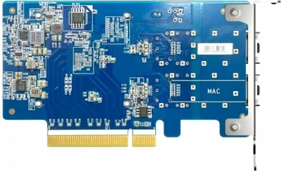 Kartelë rrjeti QNAP QXG-25G2SF-CX6 25GbE, 2x SFP28, PCIe Gen4 x8