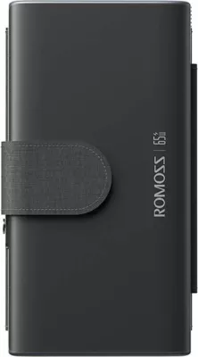 Powerbank Romoss SPB30-171-2133H, 30000mAh, 65W, me panele diellore, e zezë