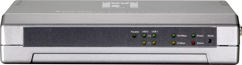 Print server LevelOne FPS-1033, 2 x USB, 1 x Parallel, Gri
