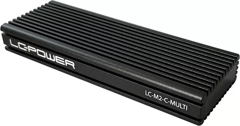 Kasë SSD LC-Power LC-M2-C-MULTI, M.2, USB 3.2, e zezë