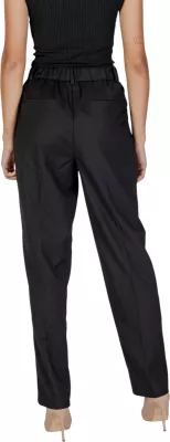Pantallona për femra Vila Clothes VIRILEY LANYA HW PANTS/BF 14101013, të zeza [Madhësia: 38]