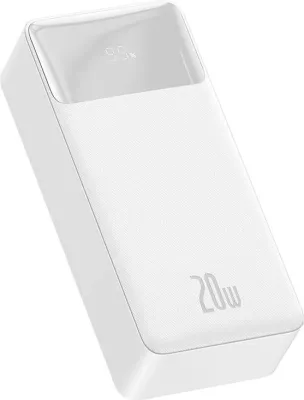 Powerbank Baseus Bipow 30000mAh, 20W, e bardhë
