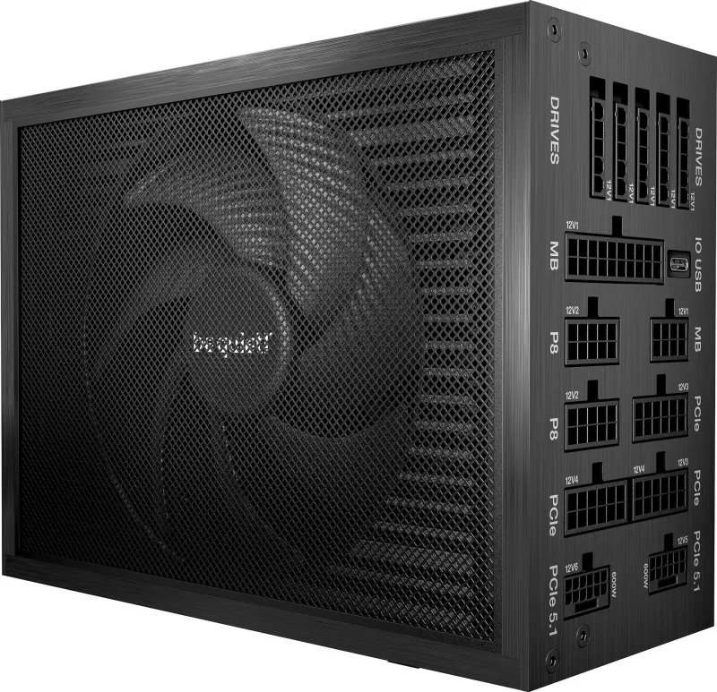 Furnizues rryme be quiet! Dark Power Pro 14 IO, 1300W, ATX 3.1, PCIe 5.1, 80+ Titanium, i zi