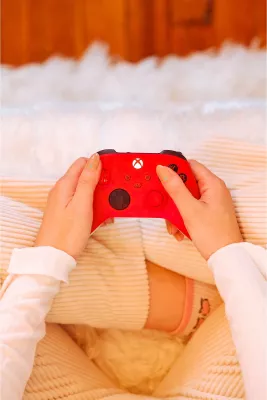 Gamepad Microsoft Xbox Wireless Controller, Bluetooth/USB, i kuq