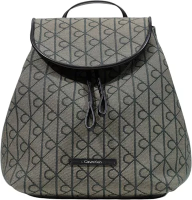 Çantë shpine Calvin Klein LV04F3536G për femra, e zezë-bezhë
