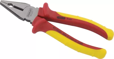 Pinca kombinirke Stanley MaxSteel 0-84-001 185 mm 1000V, kuqe/verdhë